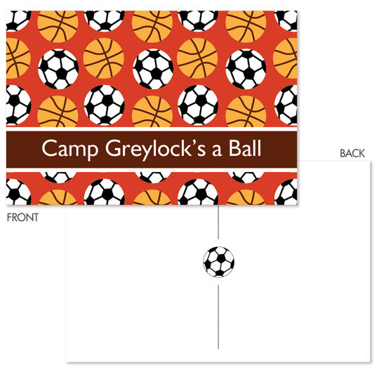 Basketball and Soccer Camp Postcards
